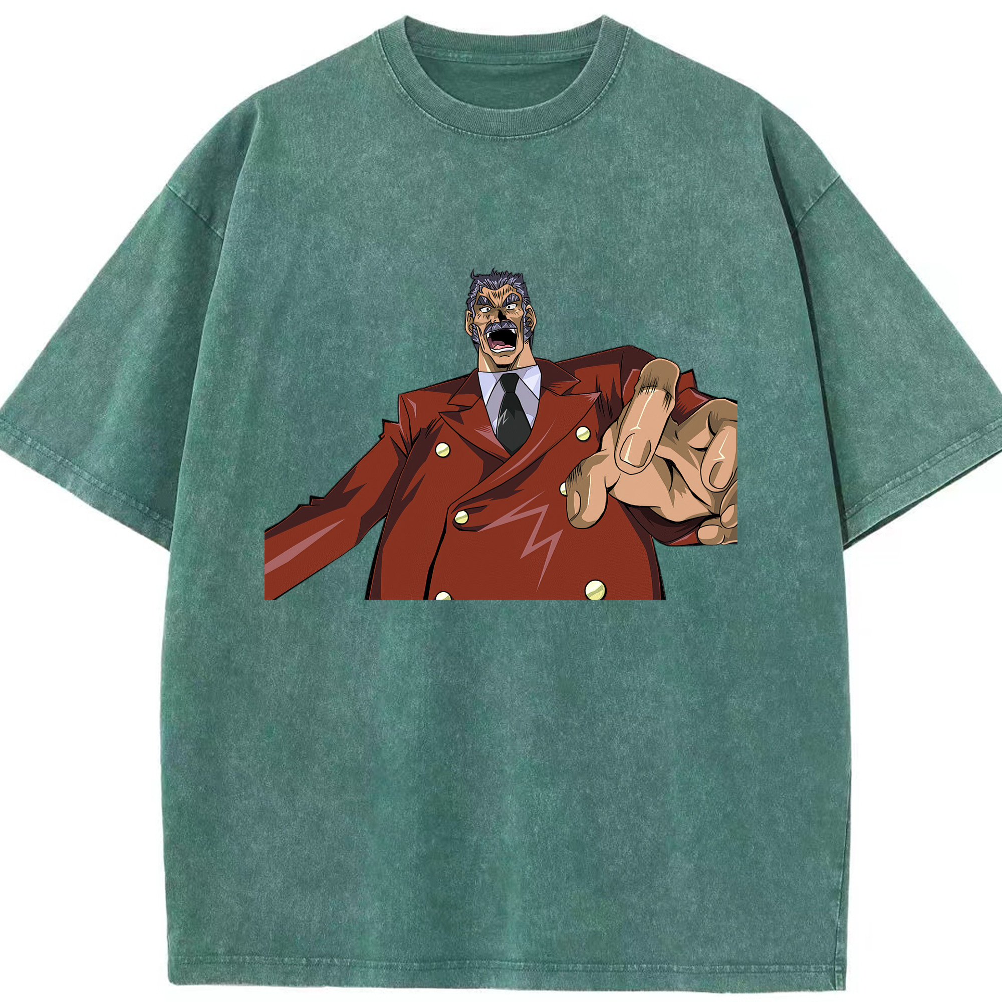 （画像用） 遊☆戯☆王 Yu-Gi-Oh! 綿100% ヴィンテージ風 半袖Tシャツ（フロントプリント）